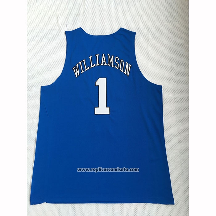 Camiseta NCAA Duke Blue Devils Zion Williamson Azul